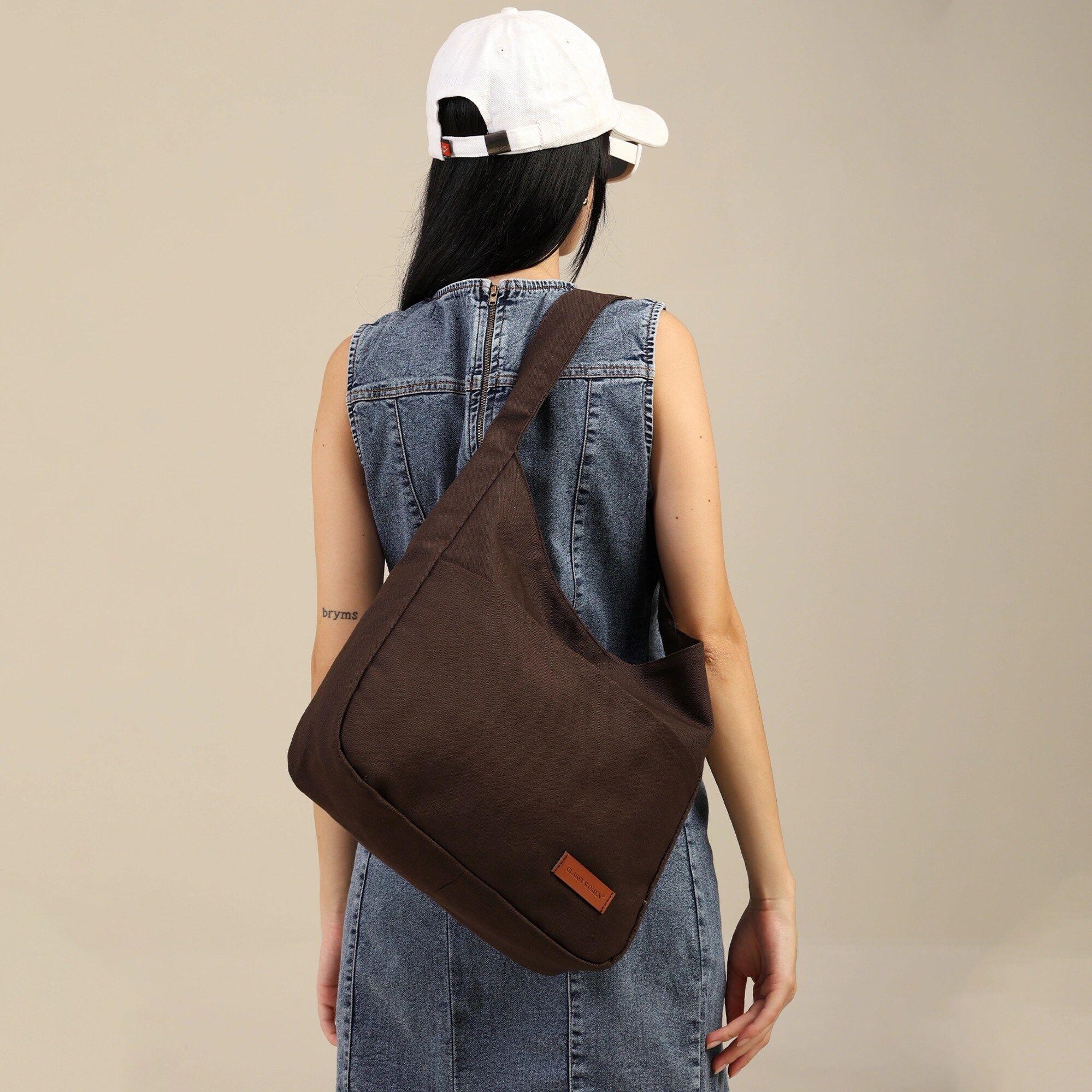 Jimmy Canvas Crossbody Bag - Image 1